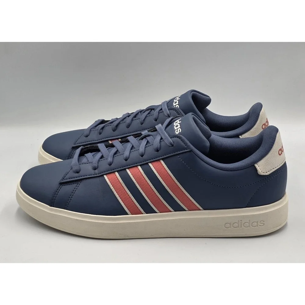 Adidas Grand Court 2.0‎ Men's 11.5 Blue Casual Lifestyle Sneakers Court Shoe